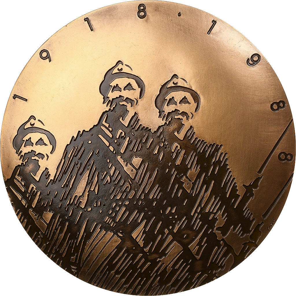 Francia, medalla, Première Guerre Mondiale, 1988, Bronce, SC