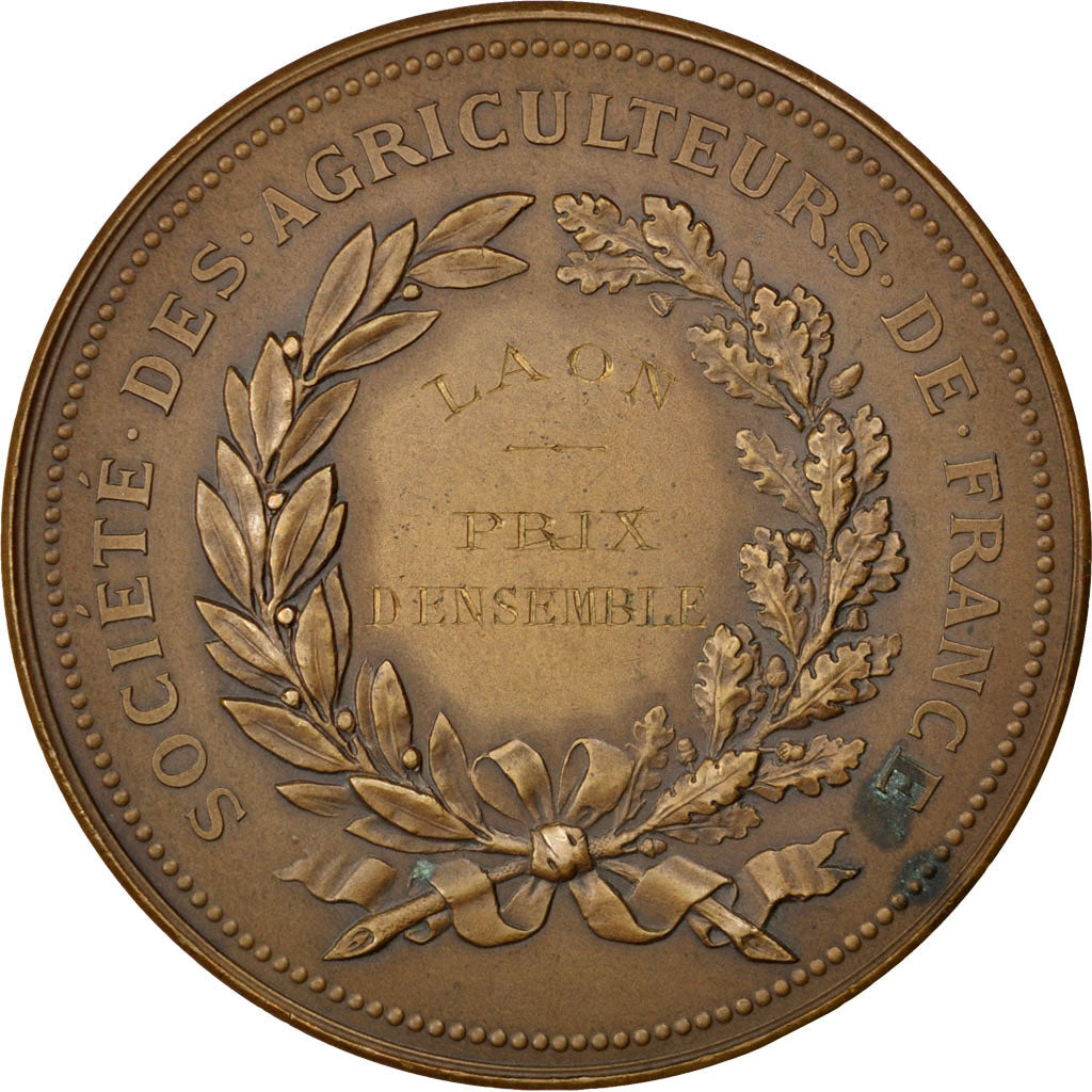 Frankrijk, Medaille, French Third Republic, Bronzen, Trotin, ZF+