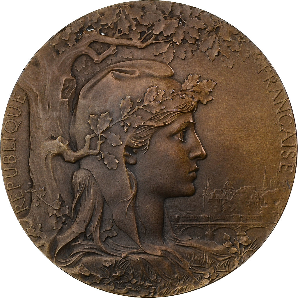 France, Medal, Exposition Universelle Internationale, 1900, Bronze, Chaplain