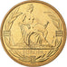 Francia, medalla, Ecu Europa, Europe Assise, 1980, Bronce dorado, Rodier, SC