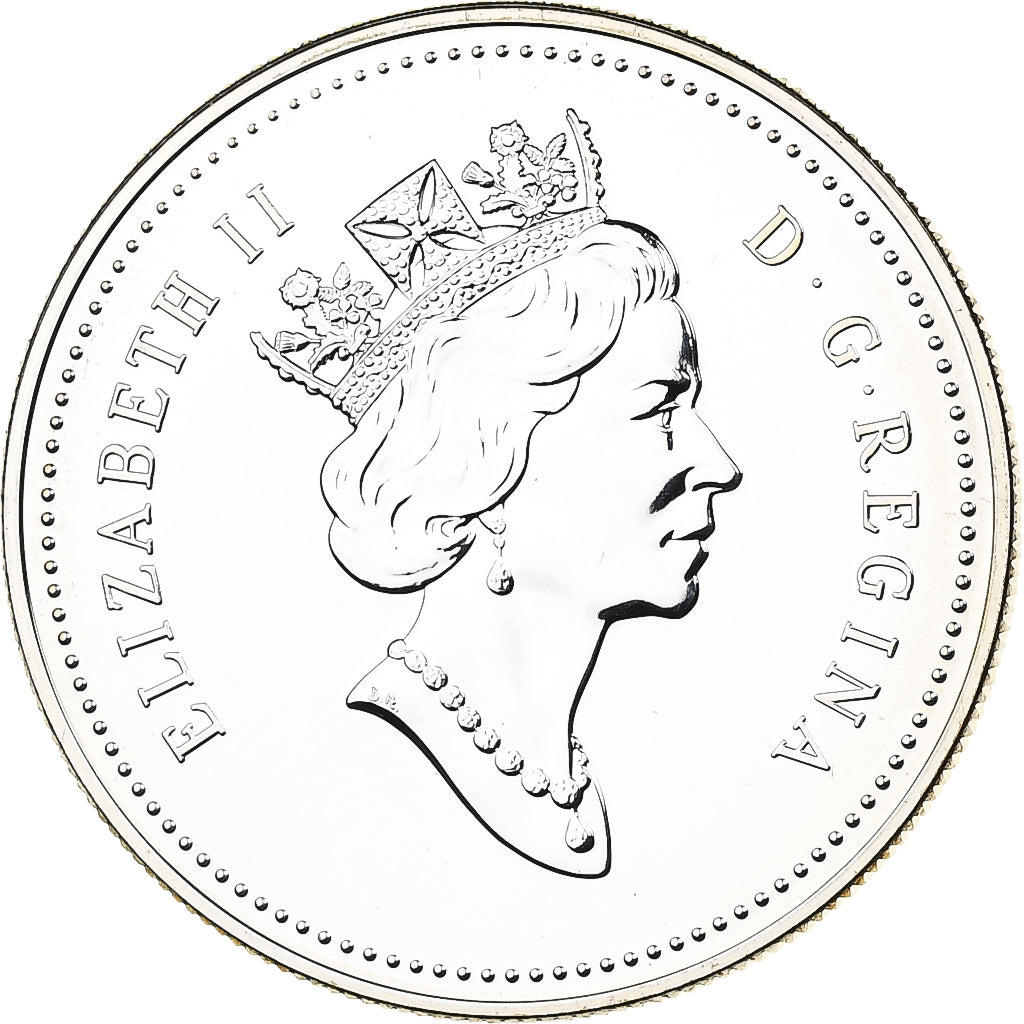 Canada, Elizabeth II, Dollar, Henry Kelsey, 1990, Royal Canadian Mint, Argento