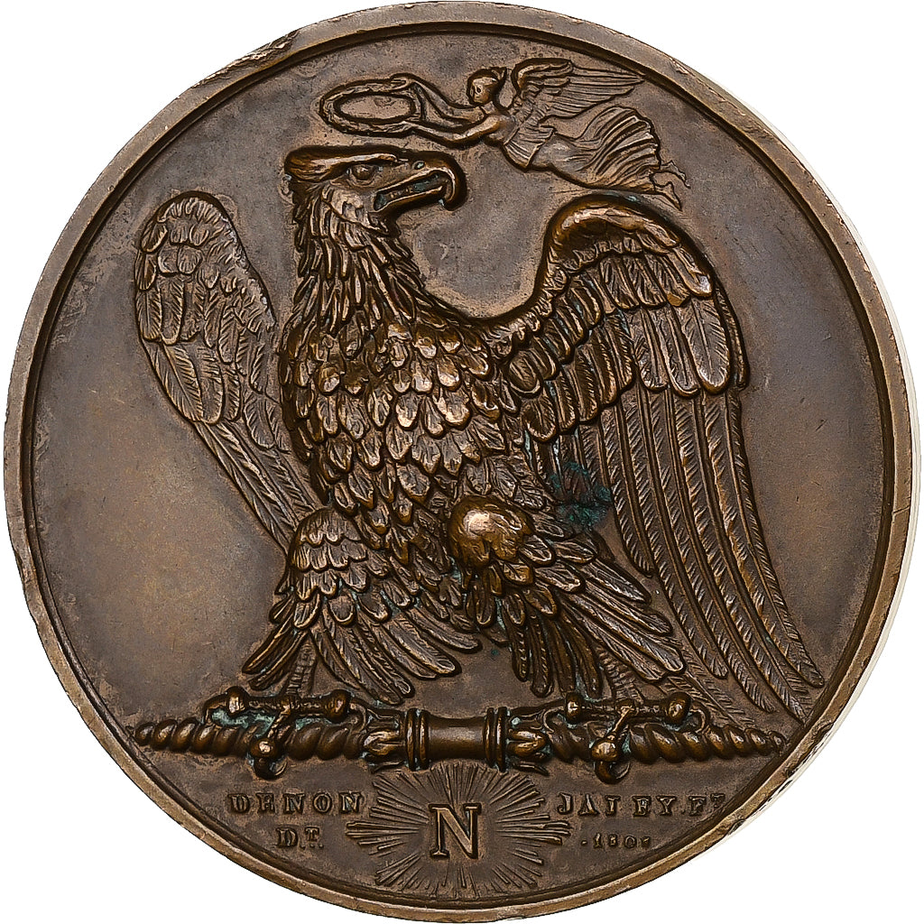 Francia, medalla, Napoléon Empereur et Roi, Bronce, Andrieu, EBC