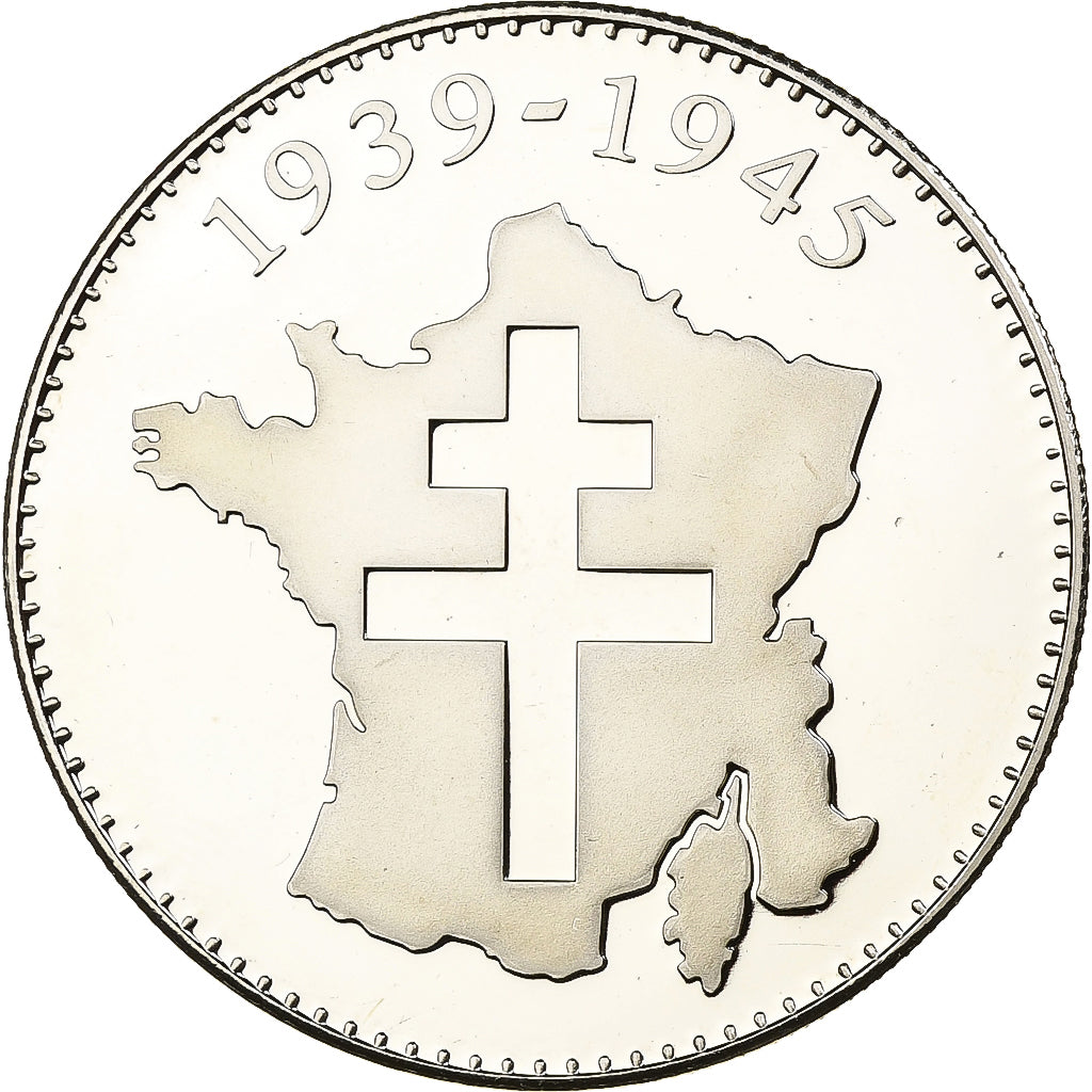 Frankrijk, Medaille, La Bataille Des Ardennes - Décembre 1944 - Patton