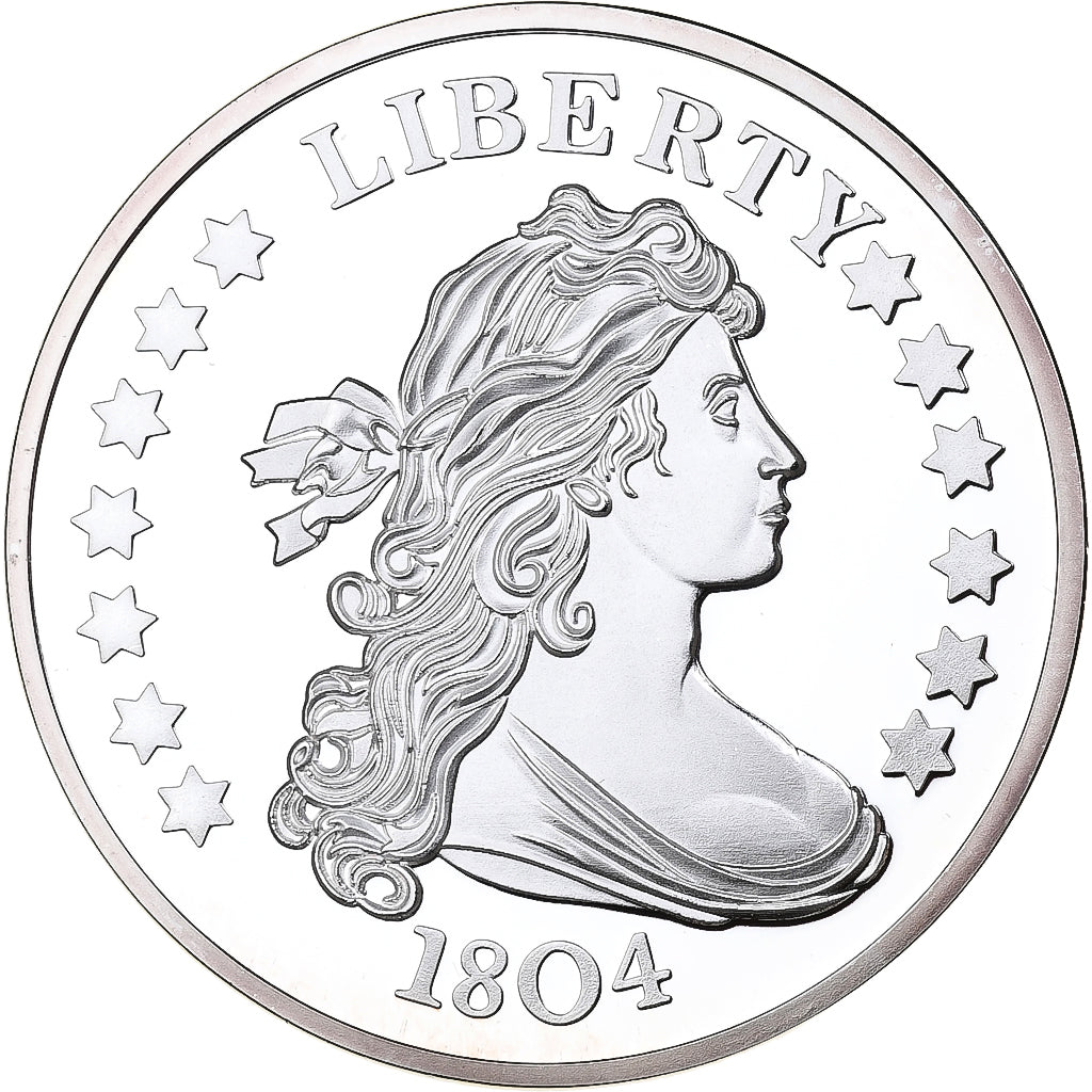 United States of America, Medal, Reproduction Silver Dollar Liberty