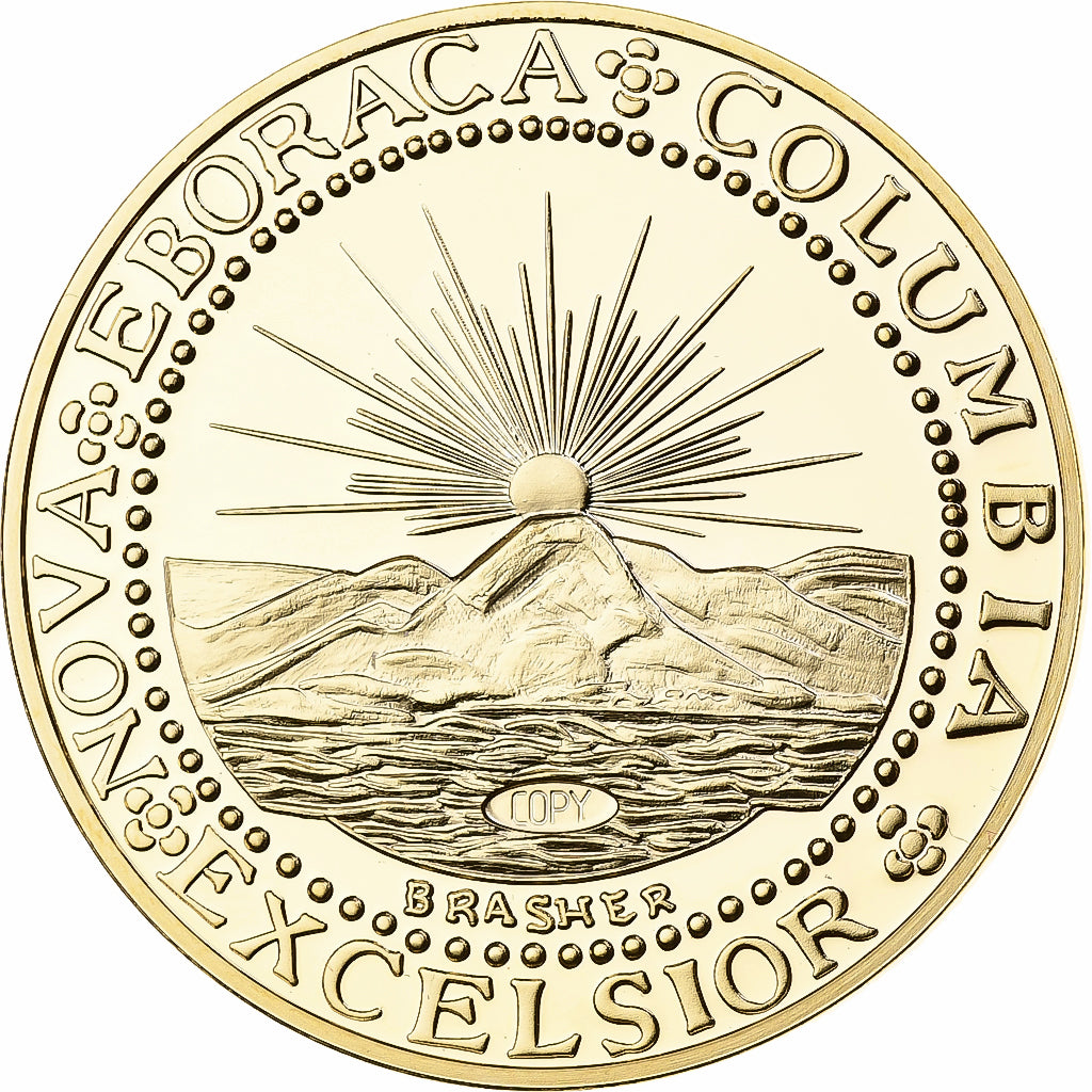 United States of America, Medal, Reproduction Brasher Doubloon 1787, Copper