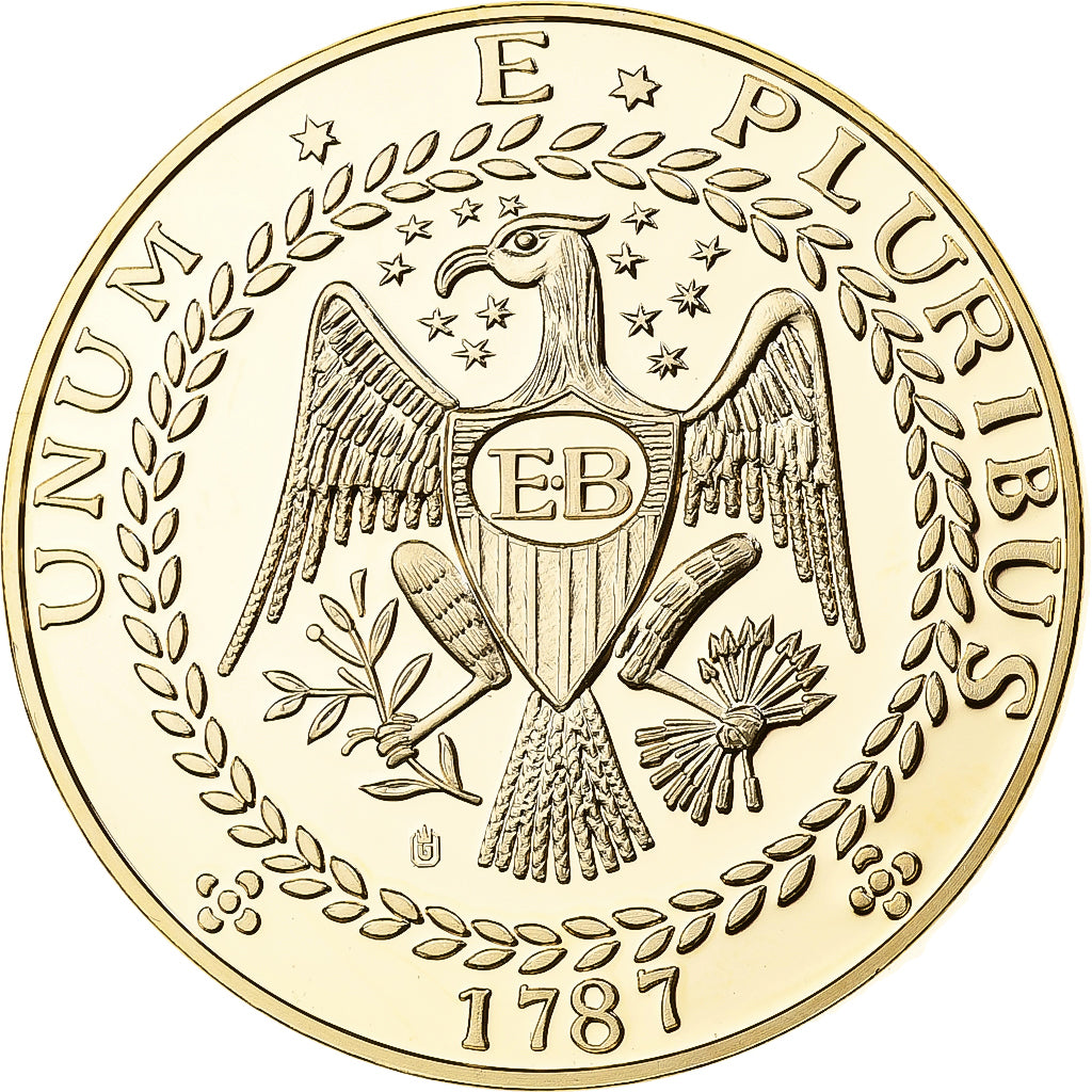 United States of America, Medal, Reproduction Brasher Doubloon 1787, Copper