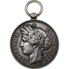 France, Médaille, Comice Agricole de Rémirémont, 1885, Argent, SPL, Oudiné