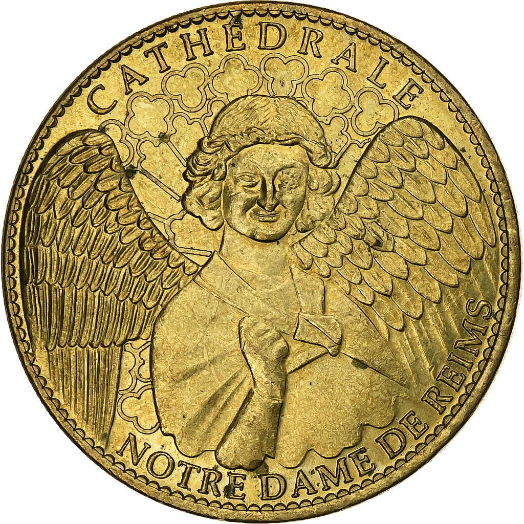 France, Token, Cathédrale Notre Dame de Reims, Copper-nickel Aluminium