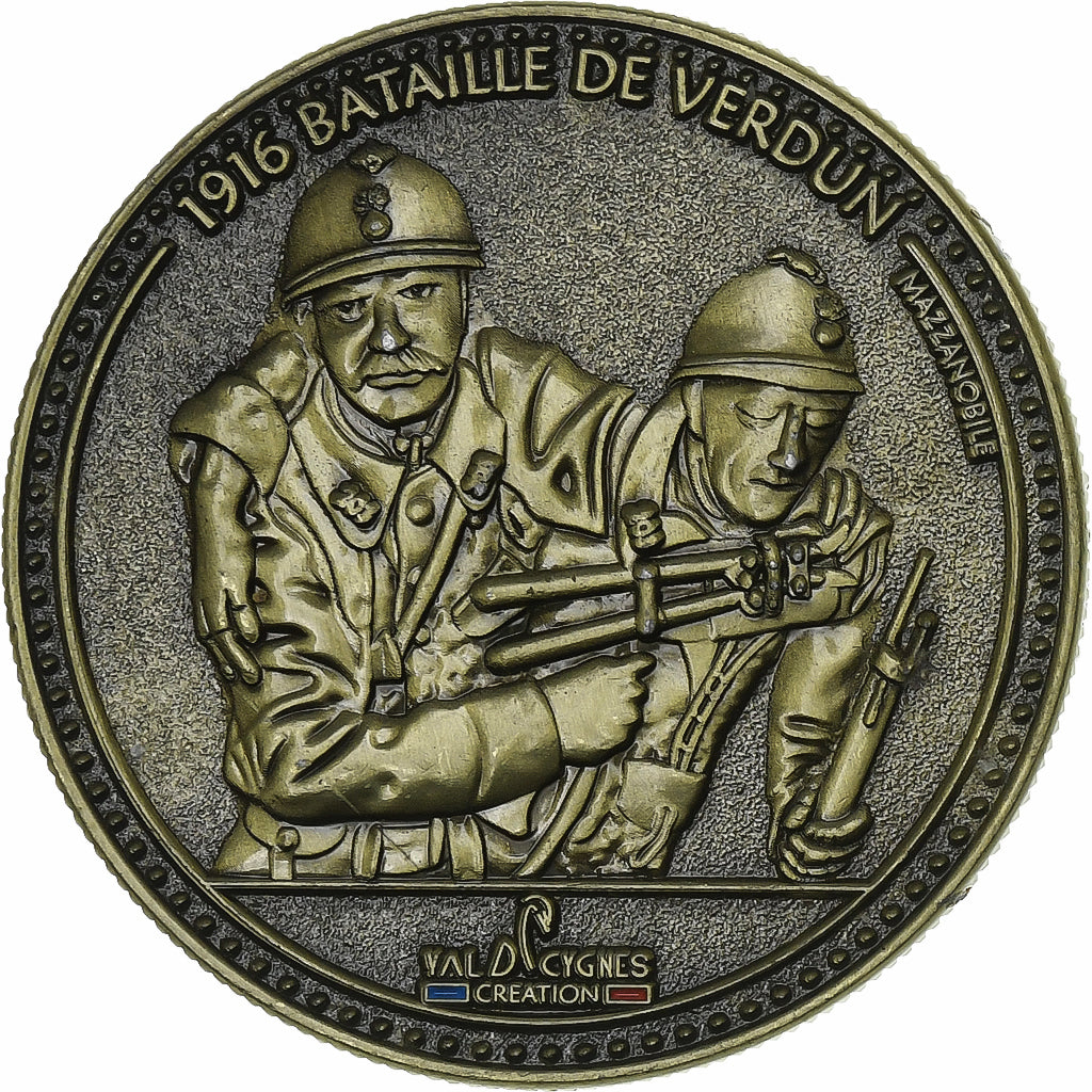 France, Token, Centenaire bataille de Verdun, Copper-nickel Aluminium, AU(55-58)