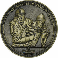 France, Token, Centenaire bataille de Verdun, Copper-nickel Aluminium, AU(55-58)