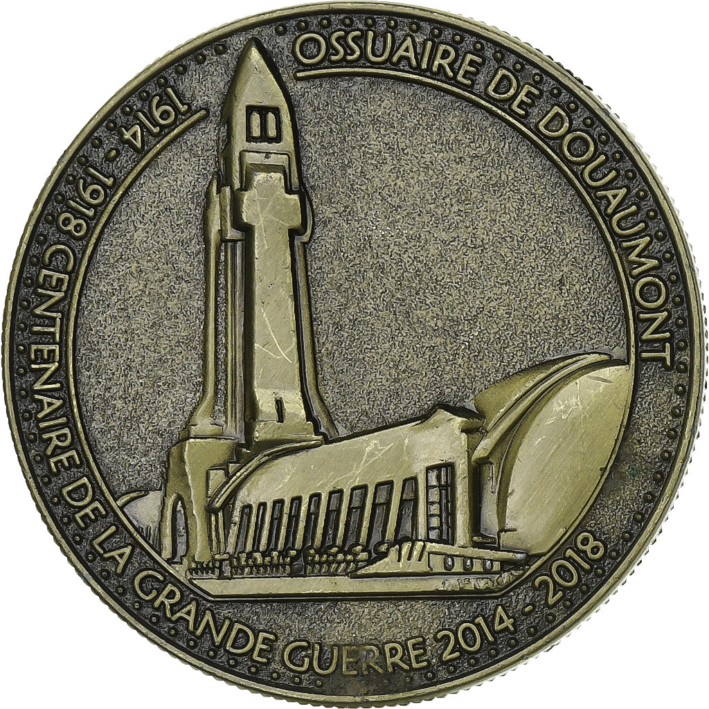 France, Token, Centenaire bataille de Verdun, Copper-nickel Aluminium, AU(55-58)