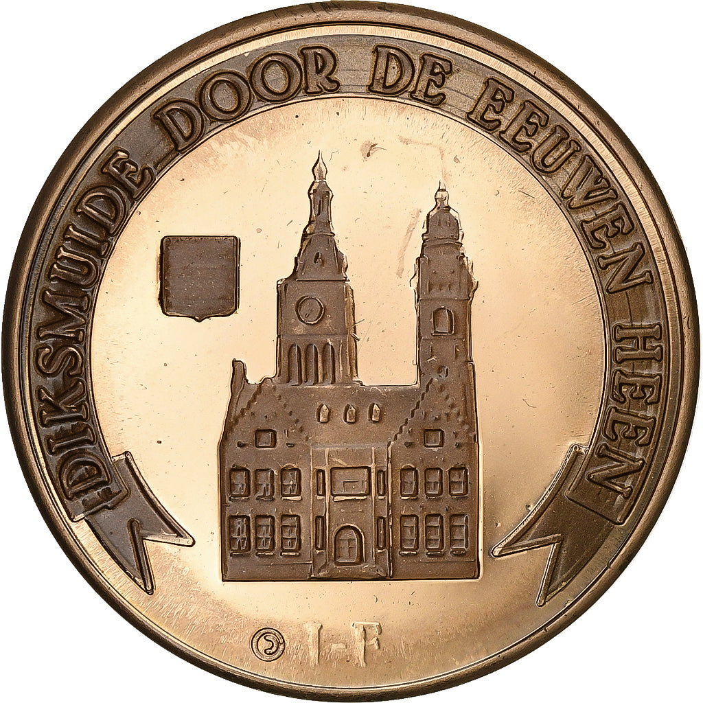 Belgia, Token, 100 Rellem, 1982, Mosiądz niklowy, AU(55-58)
