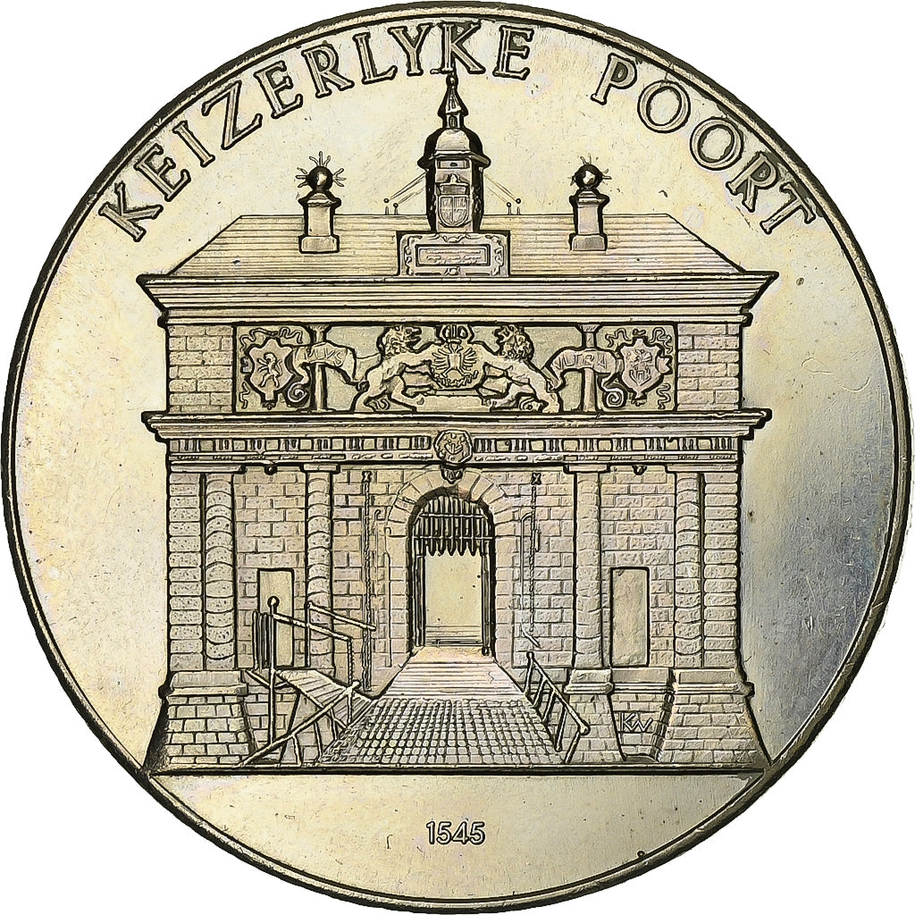 Bélgica, Token, 100 Stoeten - Antwerpen, 1982, Níquel-Latão, AU(55-58)