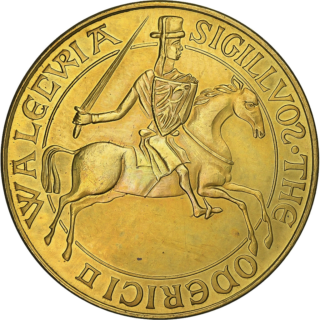 België, Token, 50 Oboles - Walcourt, 1982, Brass plated steel, PR