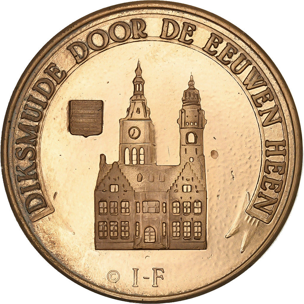 Belgique, Jeton, 100 Caseking, 1982, Bronze, SUP