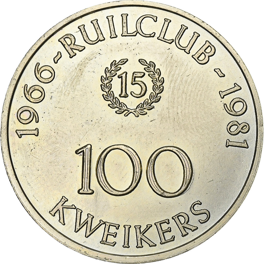Bélgica, Token, 100 Kweikers - Tienen, 1981, Níquel, AU(55-58)