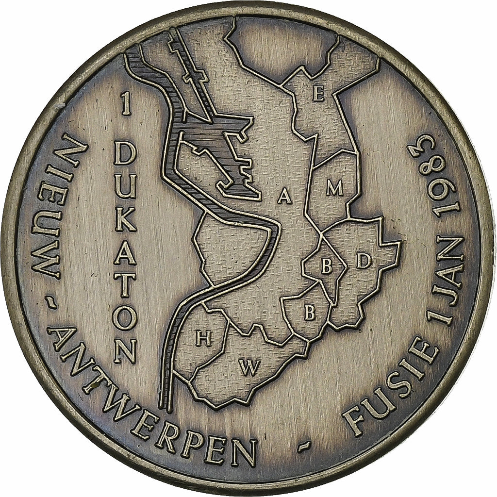 Belgique, Jeton, 1 Dukaton - Berchem, 1983, Nickel-Cuivre, SPL