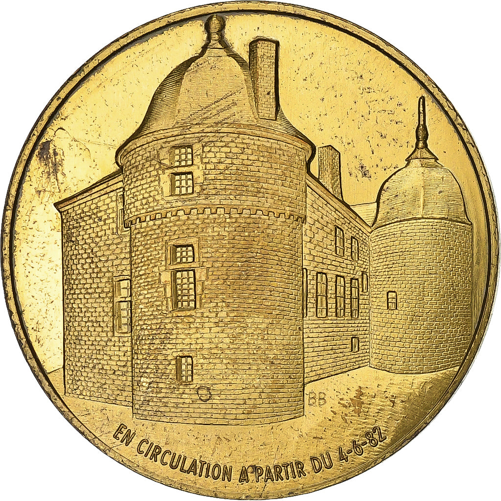 Belgio, ficha, 100 Cygnes, Lavaux-Sainte-Anne, 1982, Rame, SPL-