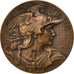 Frankrijk, Medaille, French Third Republic, Bronzen, Bottée, ZF+