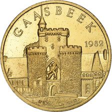 Belgium, Token, 100 Bruegel - Gaasbeek, 1982, Bronze, AU(55-58)