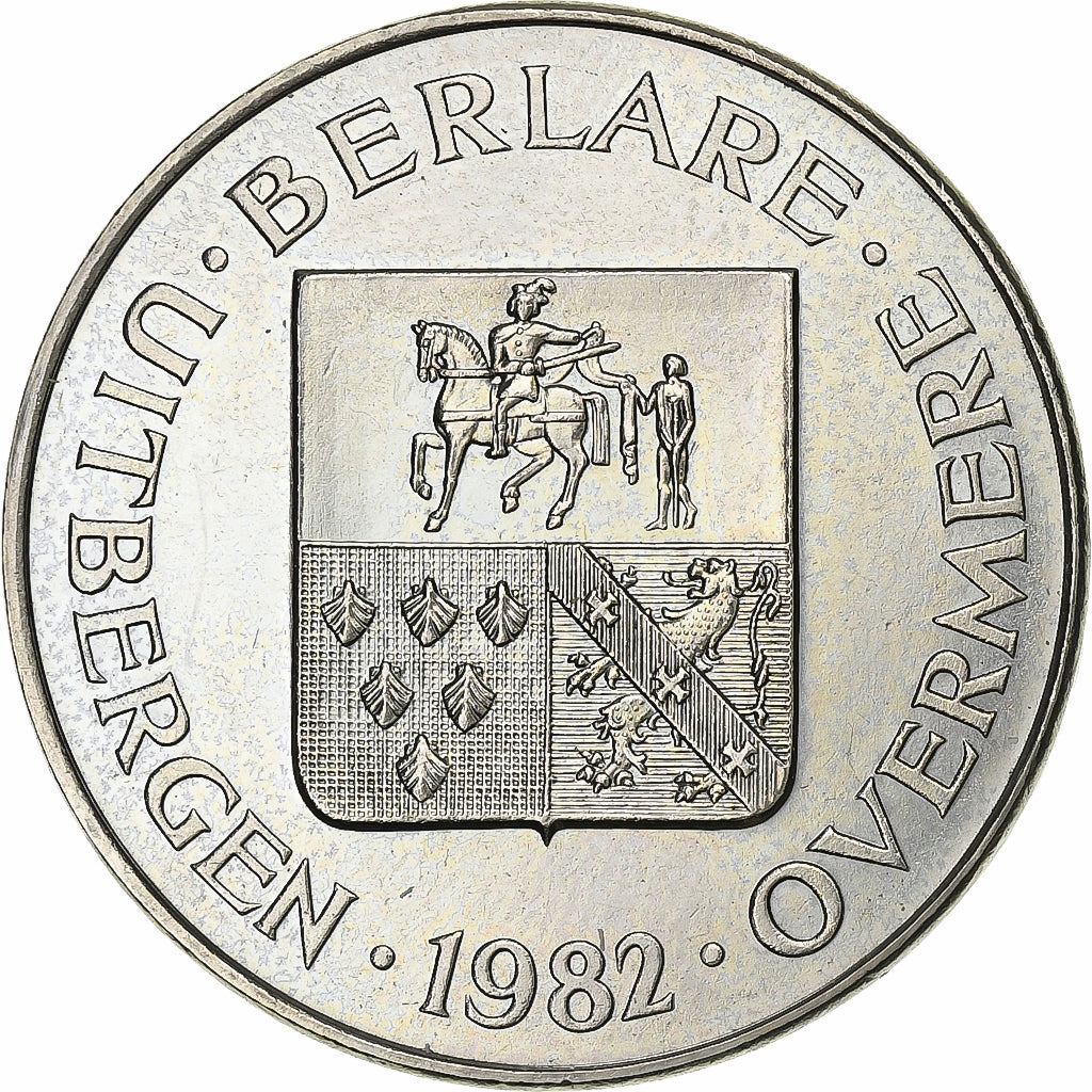 Bélgica, Token, 100 Berlaarse, 1982, Níquel-Latão, MS(60-62)