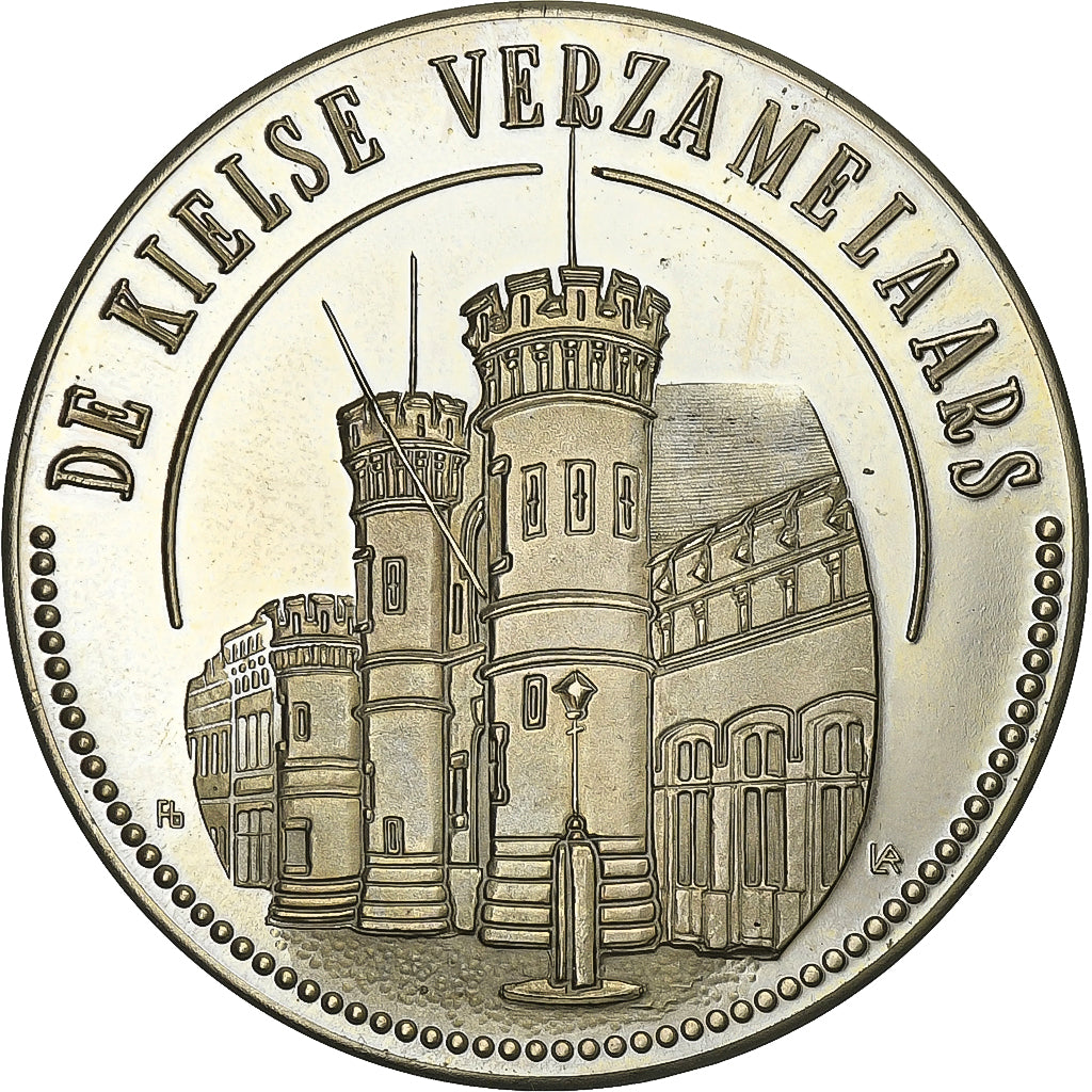 Bélgica, Token, 100 Kijlers - Kiel - Antwerpen, 1982, Níquel-Latão, AU(55-58)