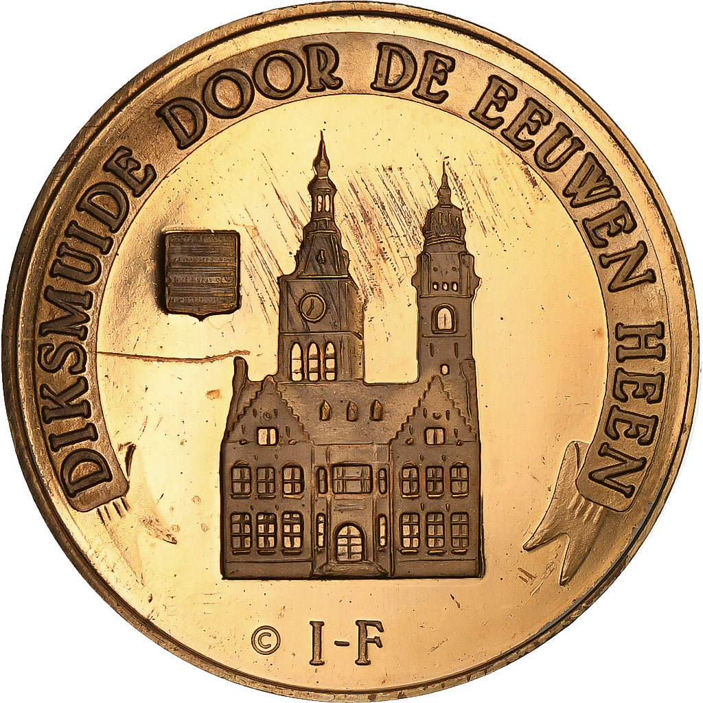 Bélgica, Token, 100 Caiham, 1982, Bronze, AU(55-58)