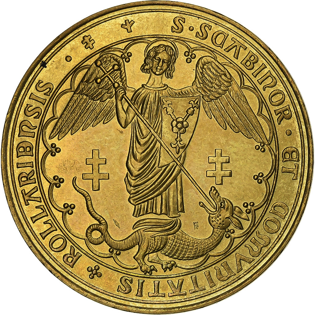 Bélgica, Token, 50 Roularius, 1982, Aço Cromado a Latão, AU(55-58)