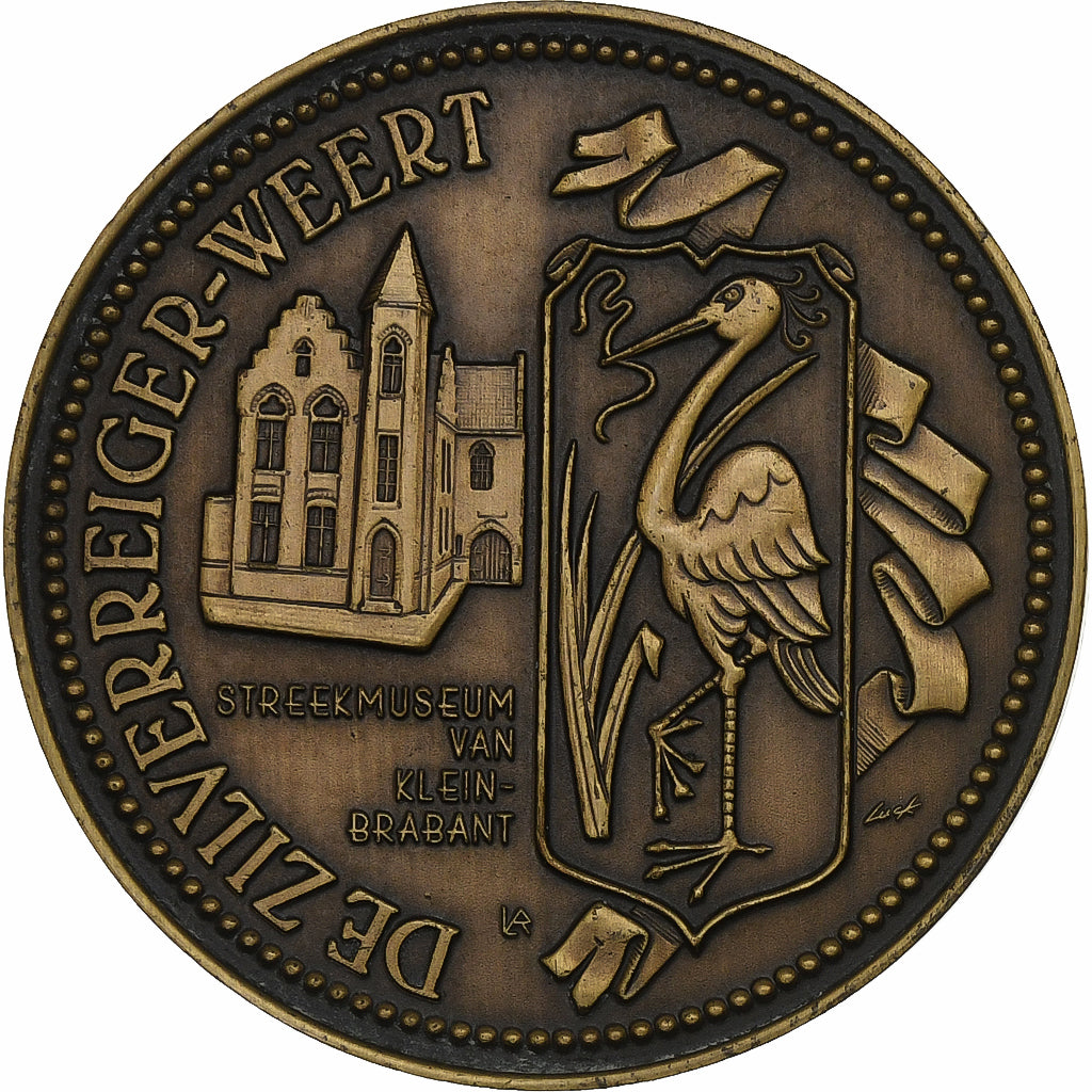 Bélgica, Token, 100 Alaam, 1982, Bronze, MS(63)
