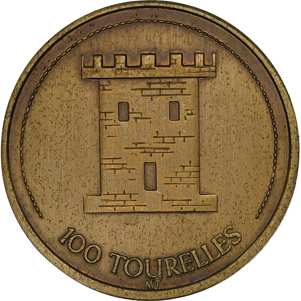 Belgium, Token, 100 Tourelles - Tournai, 1982, Bronze, MS(63)