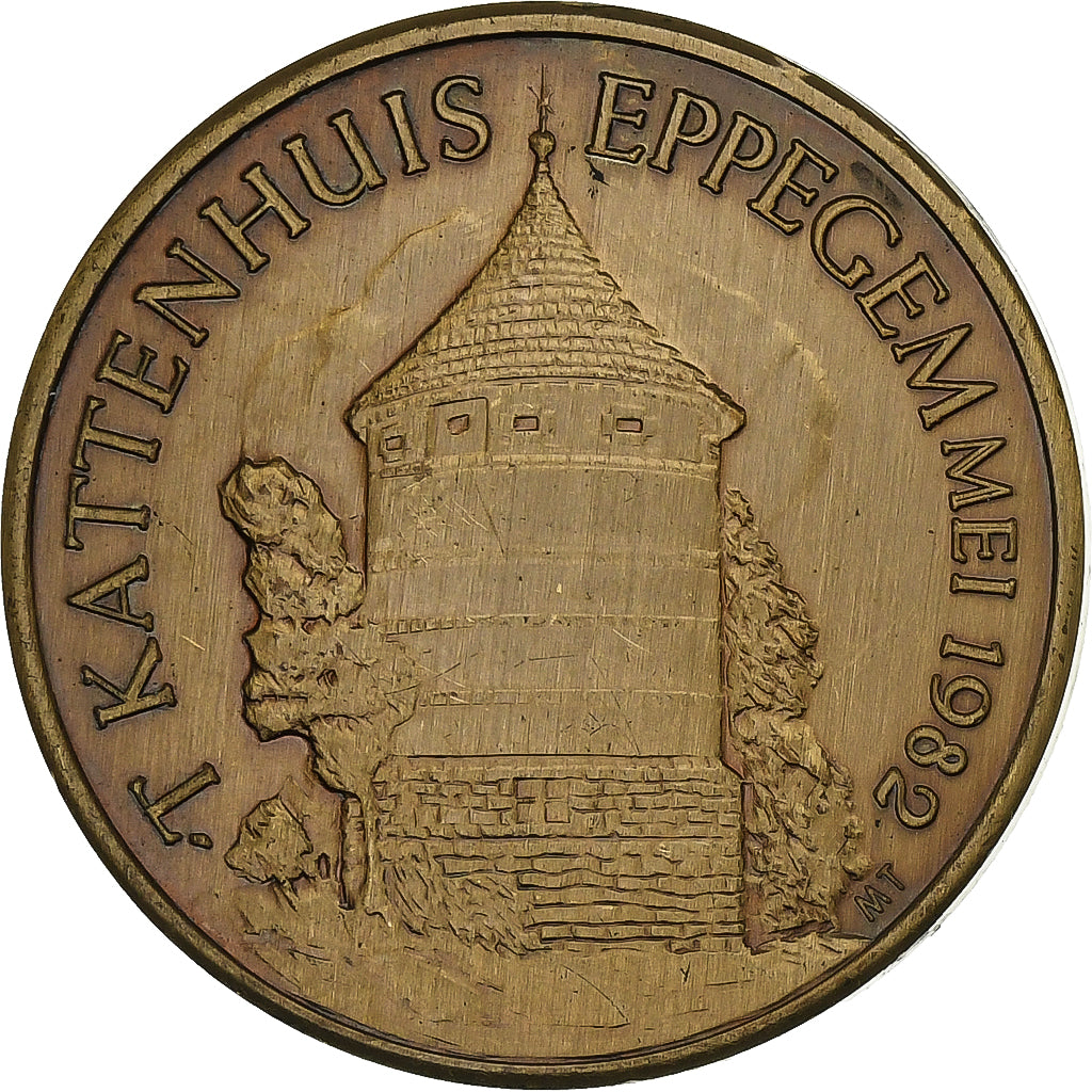 Bélgica, Token, 100 Eppegemnaar - Eppegem, 1982, Bronze, MS(63)