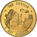 Bélgica, zeton, 100 Cecilia, 1981, Cobre, EBC