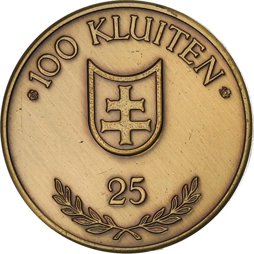 Belgique, Jeton, 100 Kluiten - Roeselare, 1982, Bronze, SUP