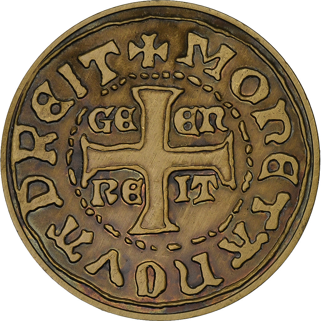 Bélgica, zeton, 100 Hauwecken - Heusden, 1982, Bronce, EBC