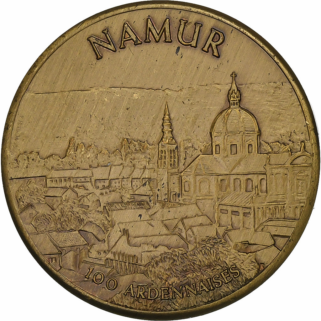 Belgio, ficha, 100 Ardennaises - Namur, 1982, Bronzo, SPL-
