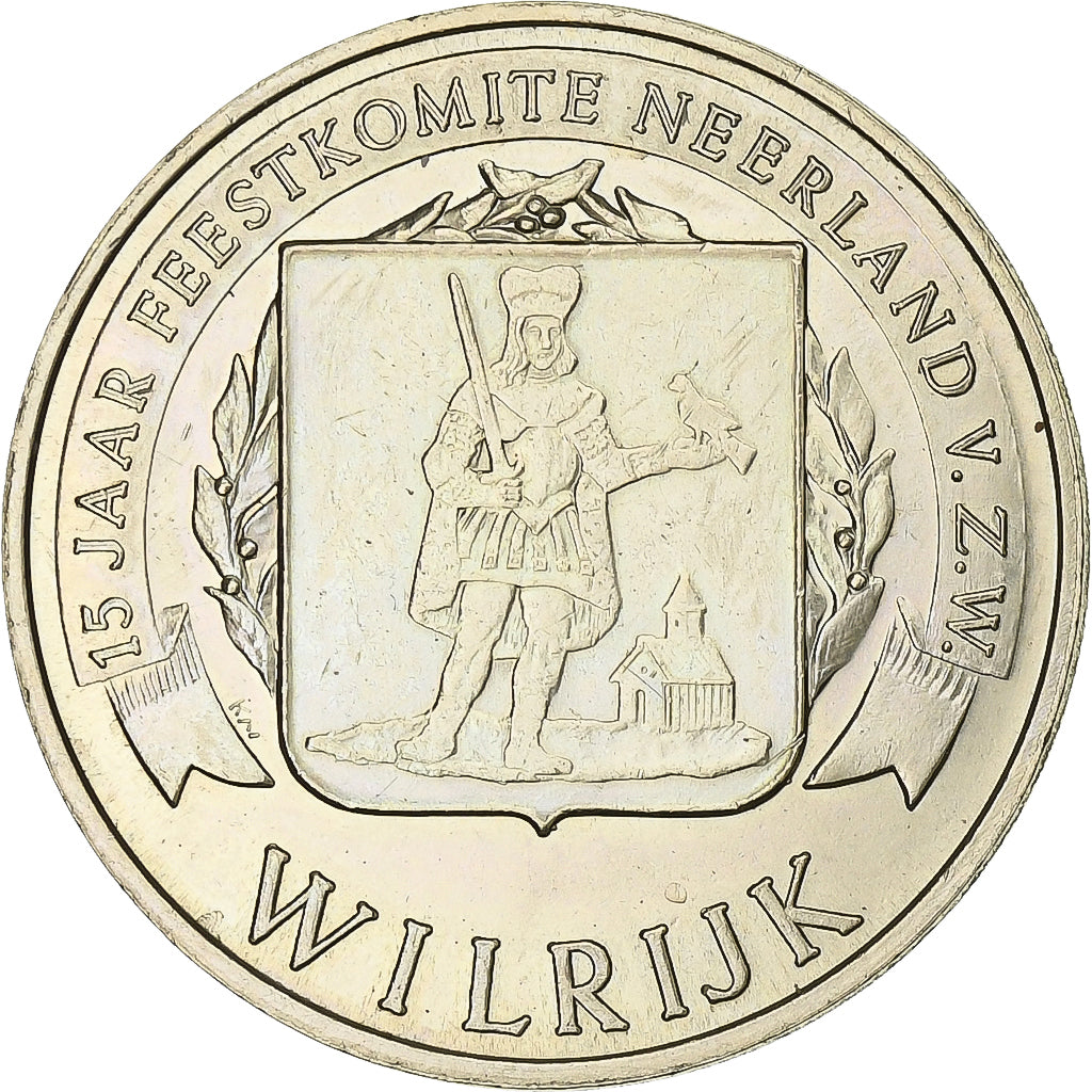 Bélgica, Token, 50 Geitjes - Wilrijk, 1982, Níquel-Latão, AU(55-58)