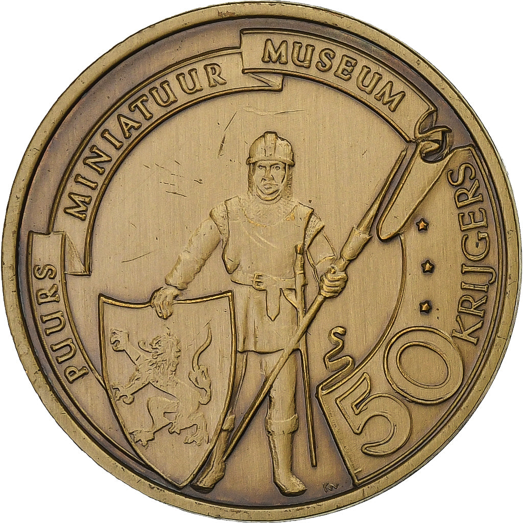 België, Token, 50 Krijgers, 1981, Bronzen, PR
