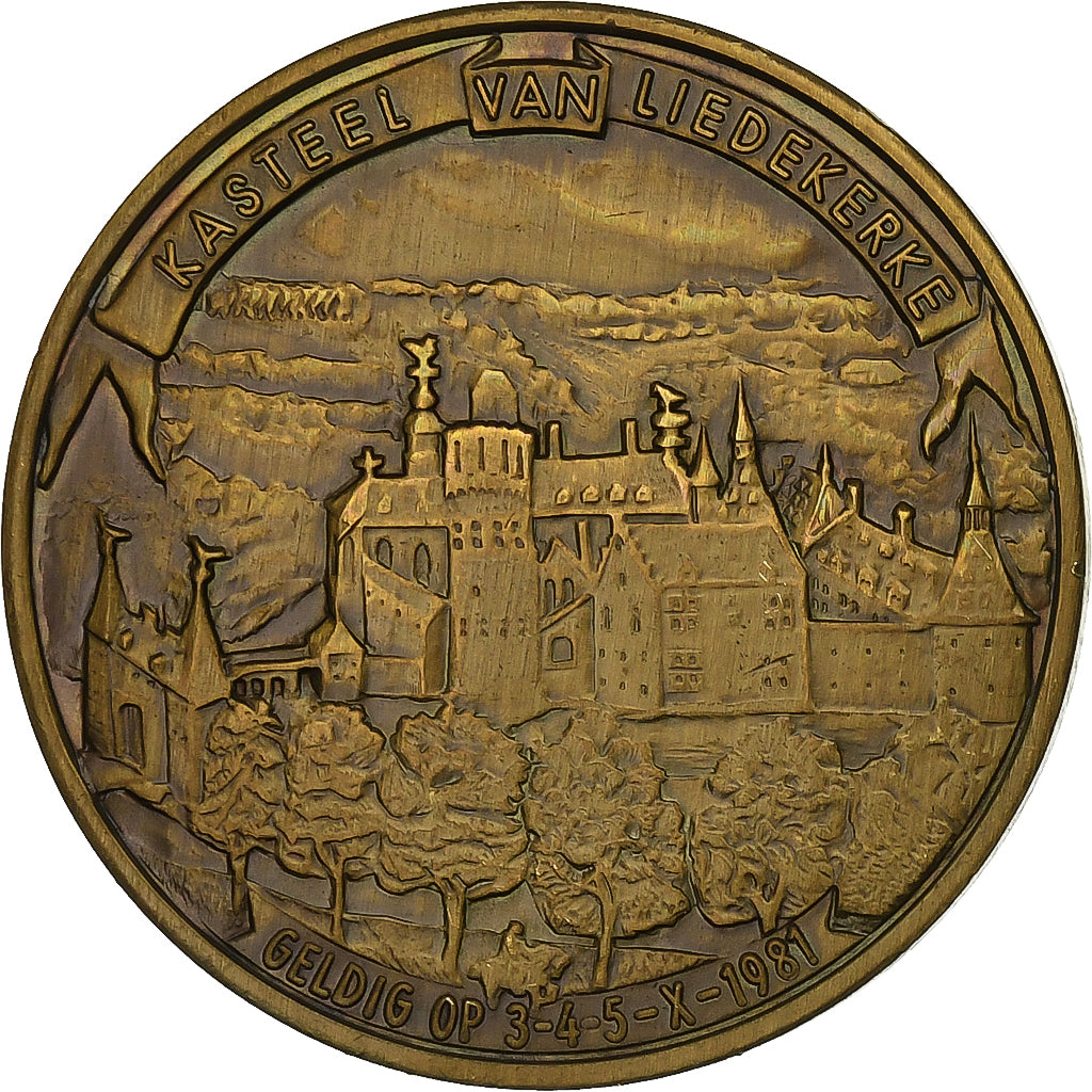 Belgique, Jeton, 100 Motoen - Liedekerke, 1981, Bronze, SUP