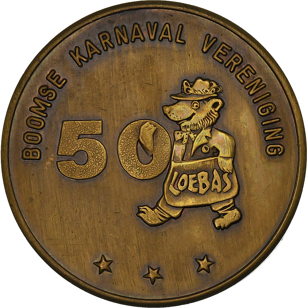Belgique, Jeton, 50 Loebas - Boom, 1981, Bronze, SUP