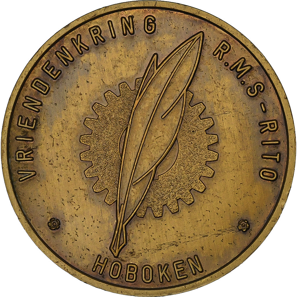 Belgien, betaalpenning, 50 Zwaantjes - Hoboken, 1981, Bronze, VZ