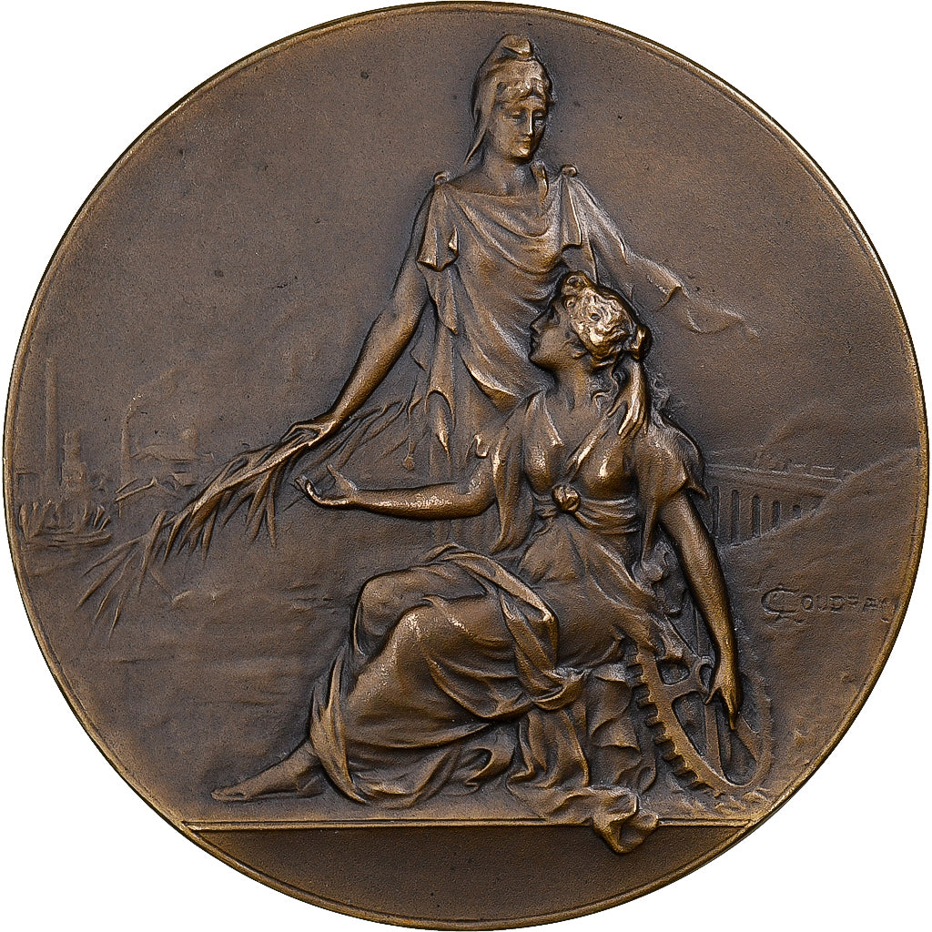 France, Médaille, Société industrielle et commerciale de Roubaix, Bronze