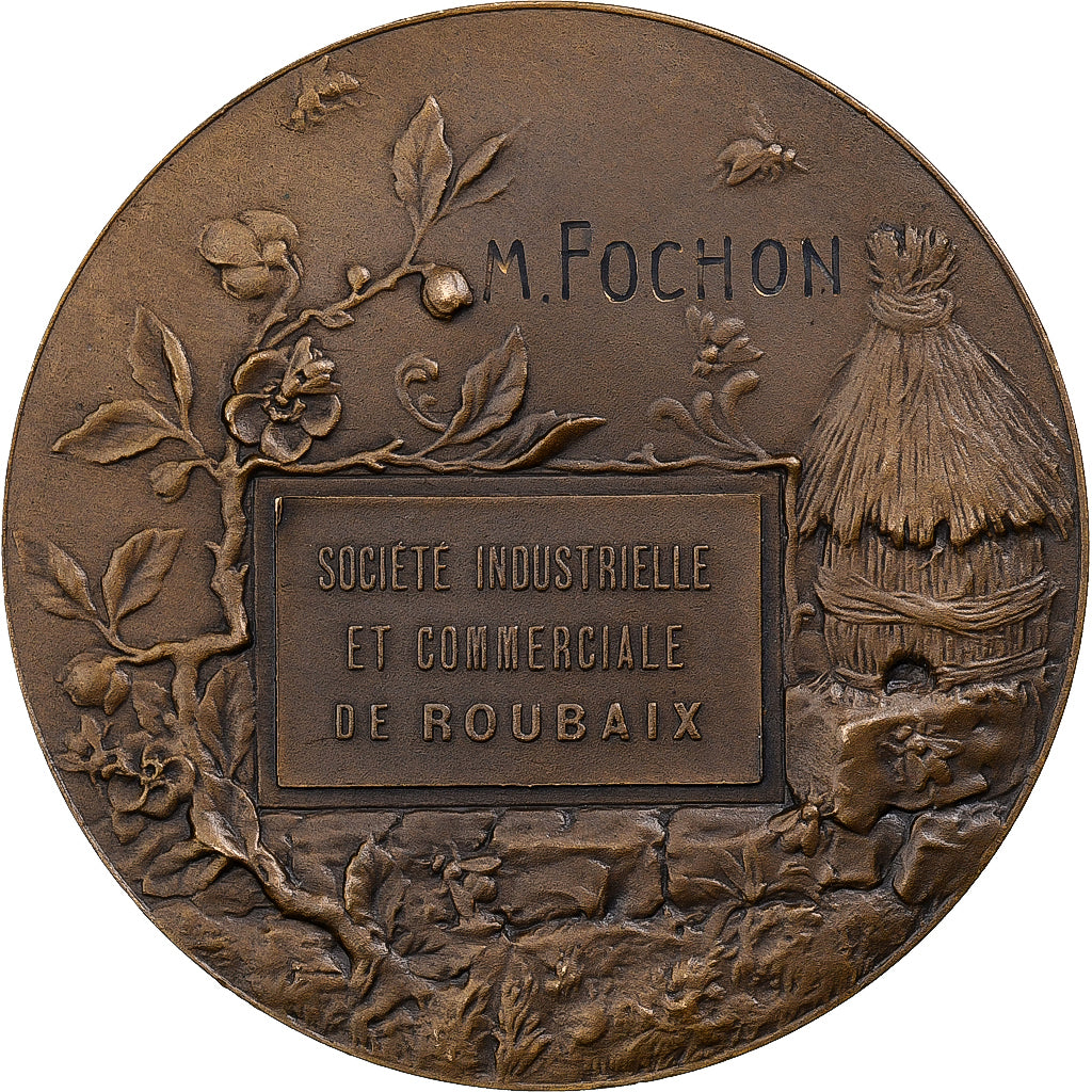 France, Médaille, Société industrielle et commerciale de Roubaix, Bronze