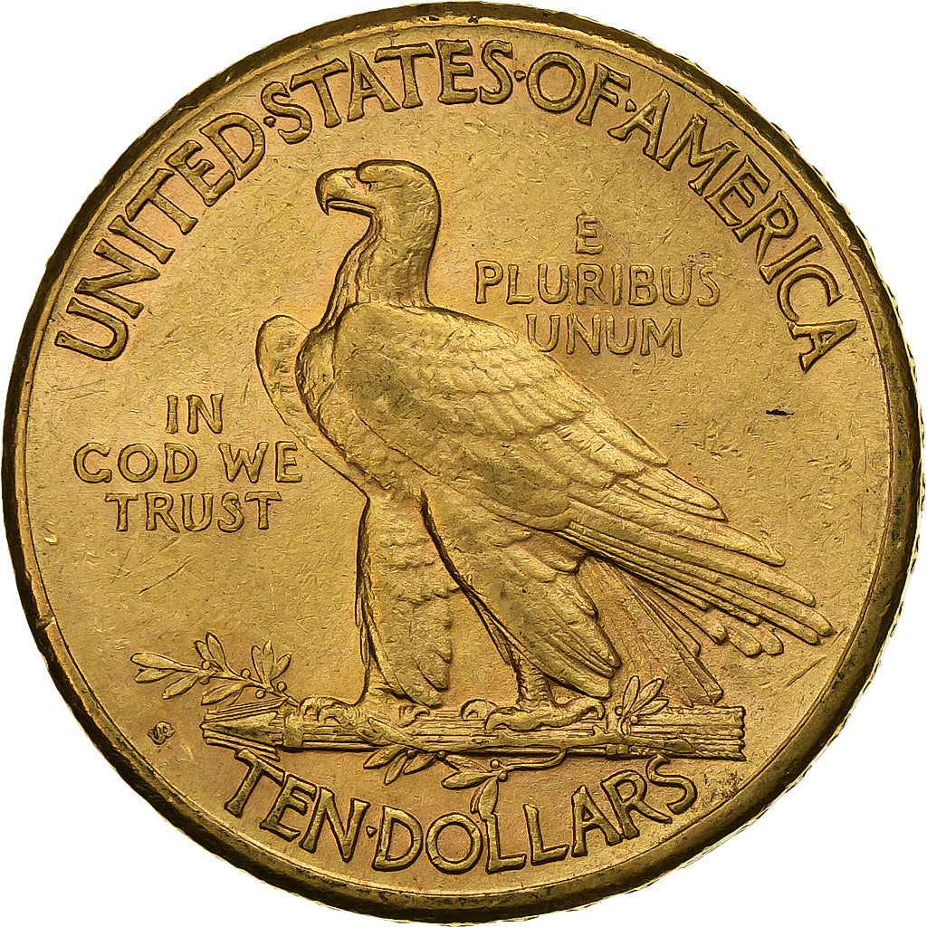 United States, $10, Eagle, Indian Head, 1910, San Francisco, Gold, MS(60-62)