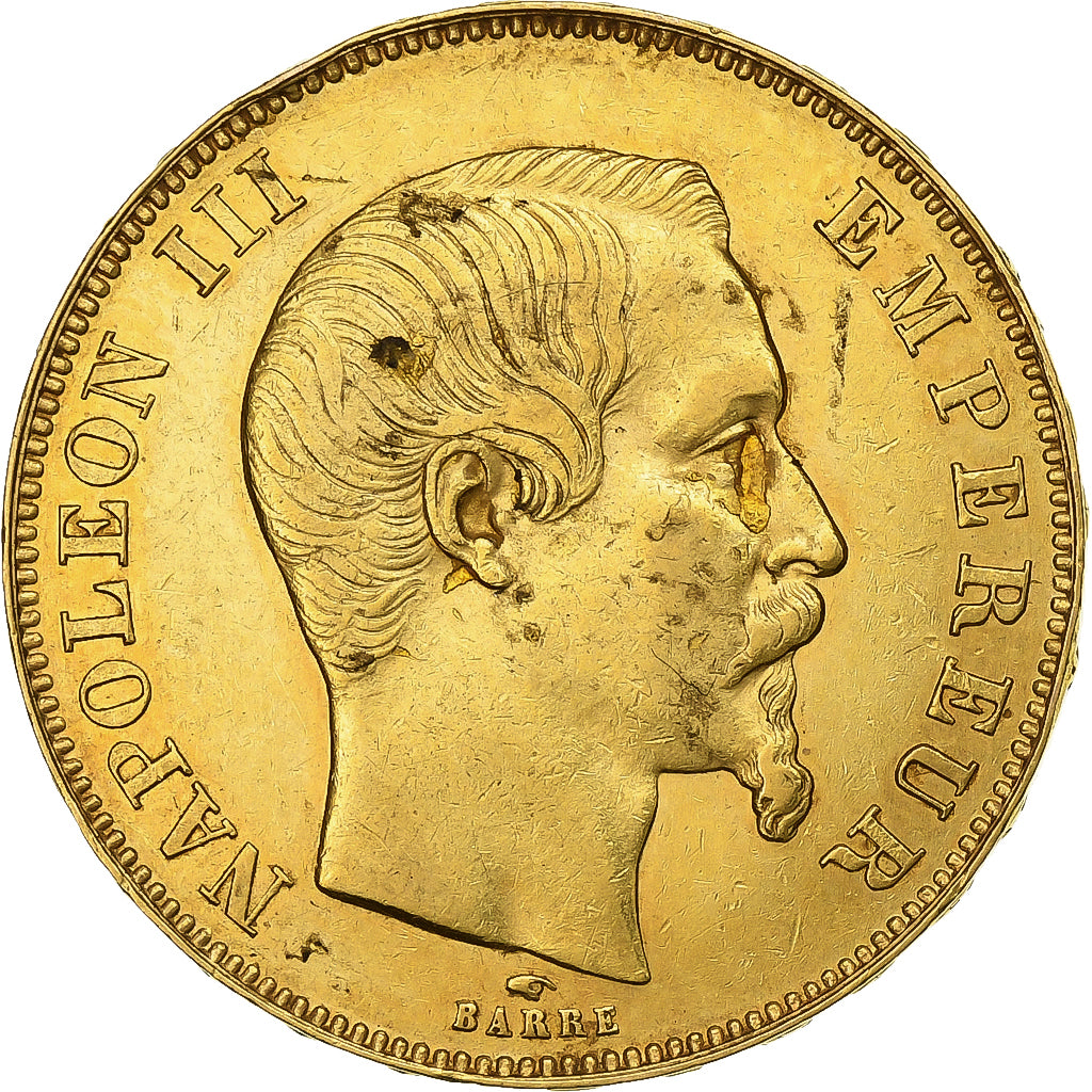 France, 50 Francs, Napoléon III, 1858, Paris, Or, SUP, KM:785