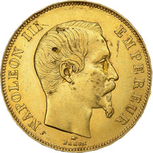 France, 50 Francs, Napoléon III, 1858, Paris, Or, SUP, KM:785