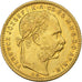 Ungheria, Franz Joseph I, 8 Florins-20 Francs, 1882, Kremnica, Oro, SPL, KM:467