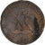 France, Napoleon III, 10 Centimes, Satirique, 1857, Strasbourg, Bronze