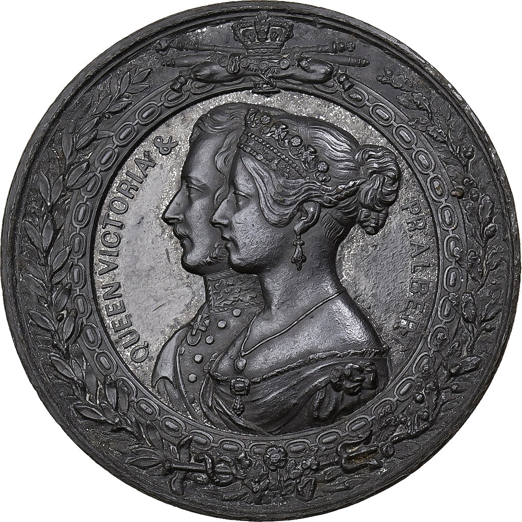Reino Unido, medalla, Queen Victoria, The Crystal Palace London, 1851, Hojalata