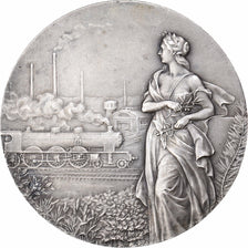 Francia, medaglia, Compagnie du Chemin de Fer du Nord, Argento, Lebarque, SPL-