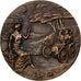 France, Médaille, Automobile Club du Nord, 1909, Bronze, TTB+